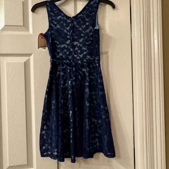 sky blue fitted dress MUGLER main image 0